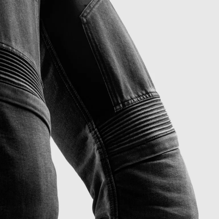 Jeansy motocyklowe REBELHORN EAGLE 4 REGULAR BLACK czarny