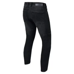 Jeansy motocyklowe REBELHORN RAGE II TAPERED FIT WASHED BLACK czarny