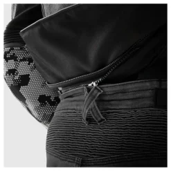 Jeansy motocyklowe REBELHORN REVOLT MONOLAYER BLACK czarny