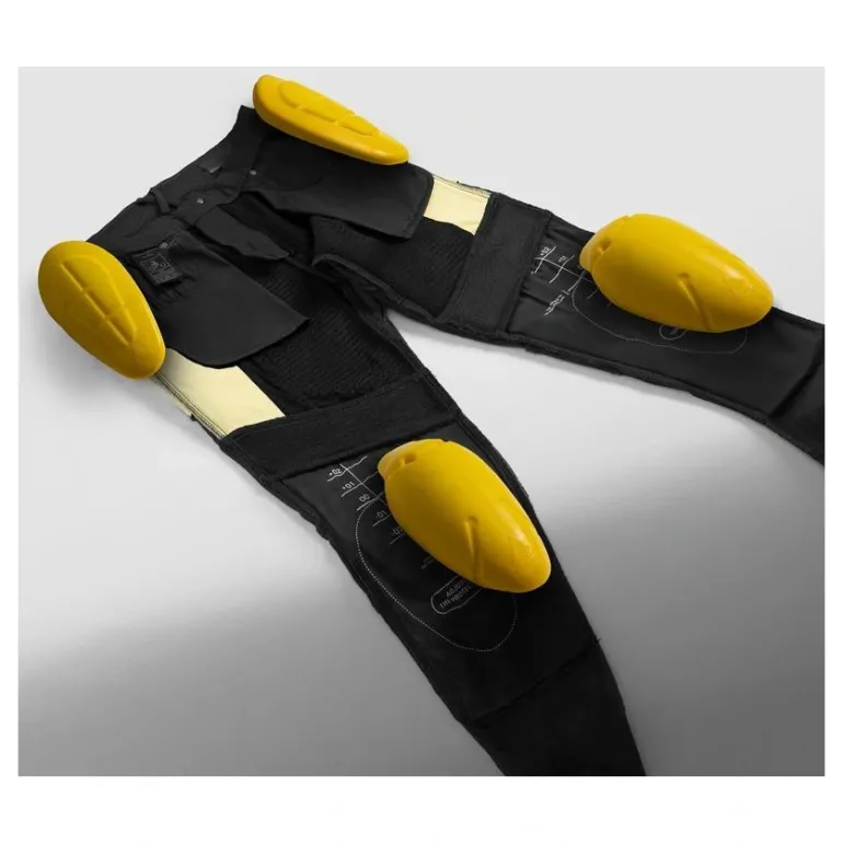 Jeansy motocyklowe REBELHORN FASTER BLACK czarny