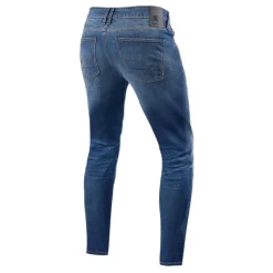 Jeansy motocyklowe REVIT CARLIN SK MEDIUM BLUE USED niebieski