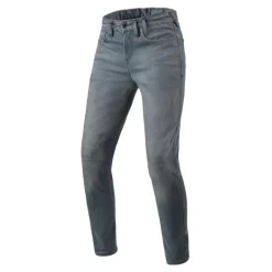 Jeansy motocyklowe REVIT CARLIN SK MEDIUM GREY USED szary