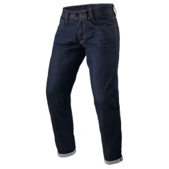 Jeansy motocyklowe REVIT LEWIS SELEVEDGE DARK BLUE niebieski