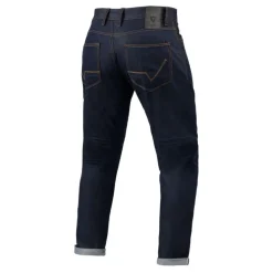 Jeansy motocyklowe REVIT LEWIS SELEVEDGE DARK BLUE niebieski