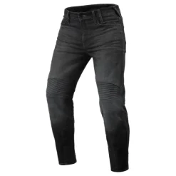 Jeansy motocyklowe REVIT MOTO 2 DARK GREY USED szary