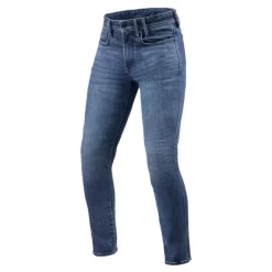 Jeansy motocyklowe REVIT PISTON 3 MEDIUM BLUE USED niebieski