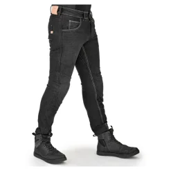 Jeansy motocyklowe SHIMA DEVON MEN BLACK czarny