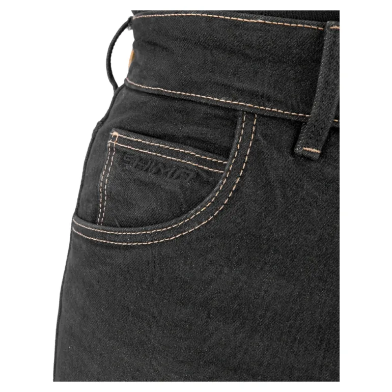 Jeansy motocyklowe SHIMA DEVON MEN BLACK czarny