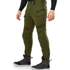 Jeansy motocyklowe SHIMA GIRO 3.0 KHAKI zielony
