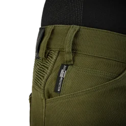 Jeansy motocyklowe SHIMA GIRO 3.0 KHAKI zielony