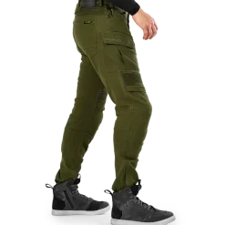 Jeansy motocyklowe SHIMA GIRO 3.0 KHAKI zielony