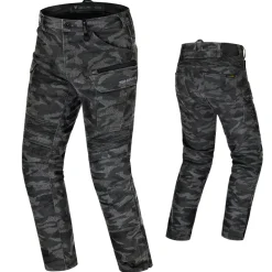Jeansy motocyklowe SHIMA GIRO 3.0 CAMO szary czarny