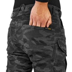 Jeansy motocyklowe SHIMA GIRO 3.0 CAMO szary czarny