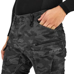 Jeansy motocyklowe SHIMA GIRO 3.0 CAMO szary czarny
