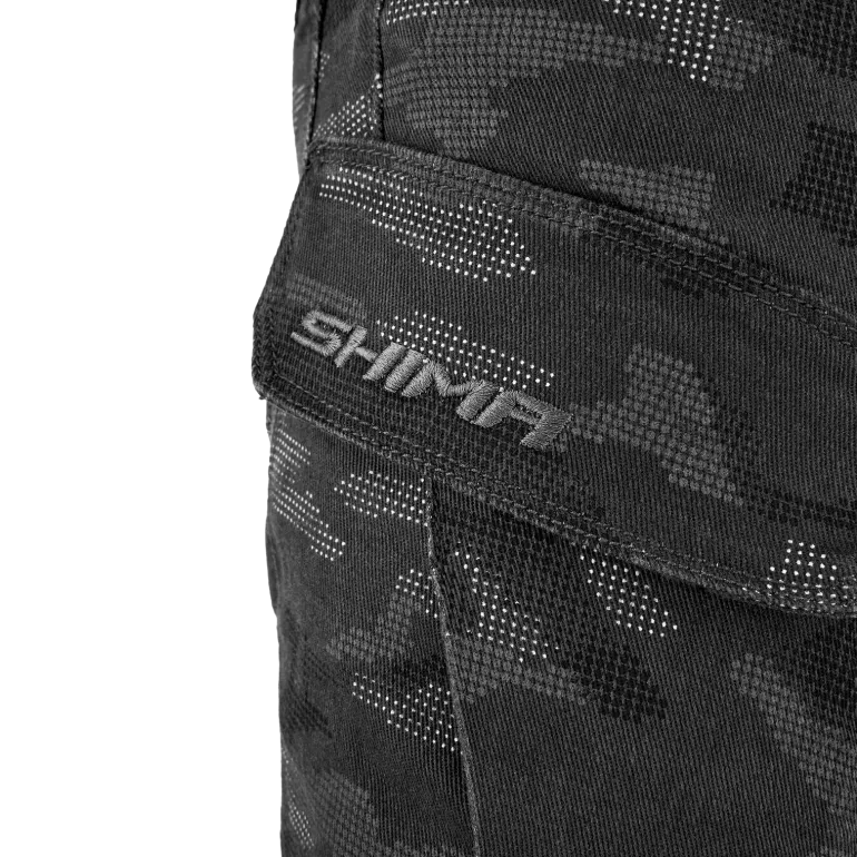 Jeansy motocyklowe SHIMA GIRO 3.0 CAMO szary czarny