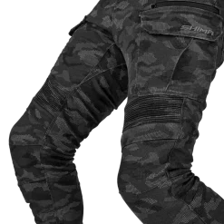 Jeansy motocyklowe SHIMA GIRO 3.0 CAMO szary czarny