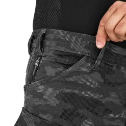 Jeansy motocyklowe SHIMA GIRO 3.0 CAMO szary czarny