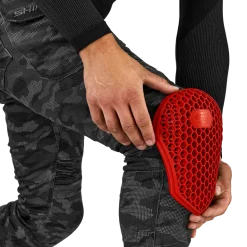 Jeansy motocyklowe SHIMA GIRO 3.0 CAMO szary czarny