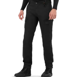 Jeansy motocyklowe SHIMA RECON BLACK czarny