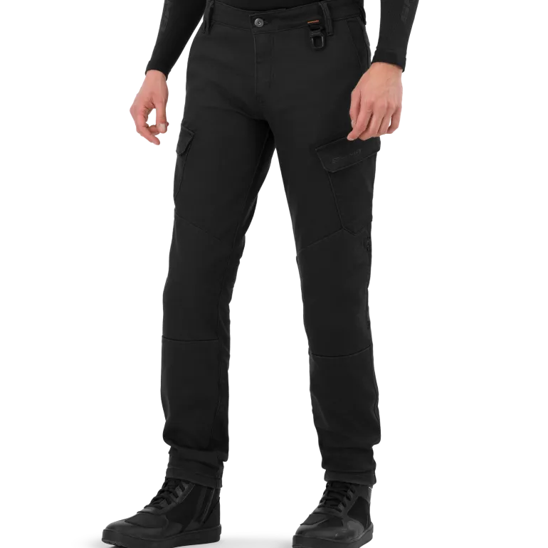 Jeansy motocyklowe SHIMA RECON BLACK czarny