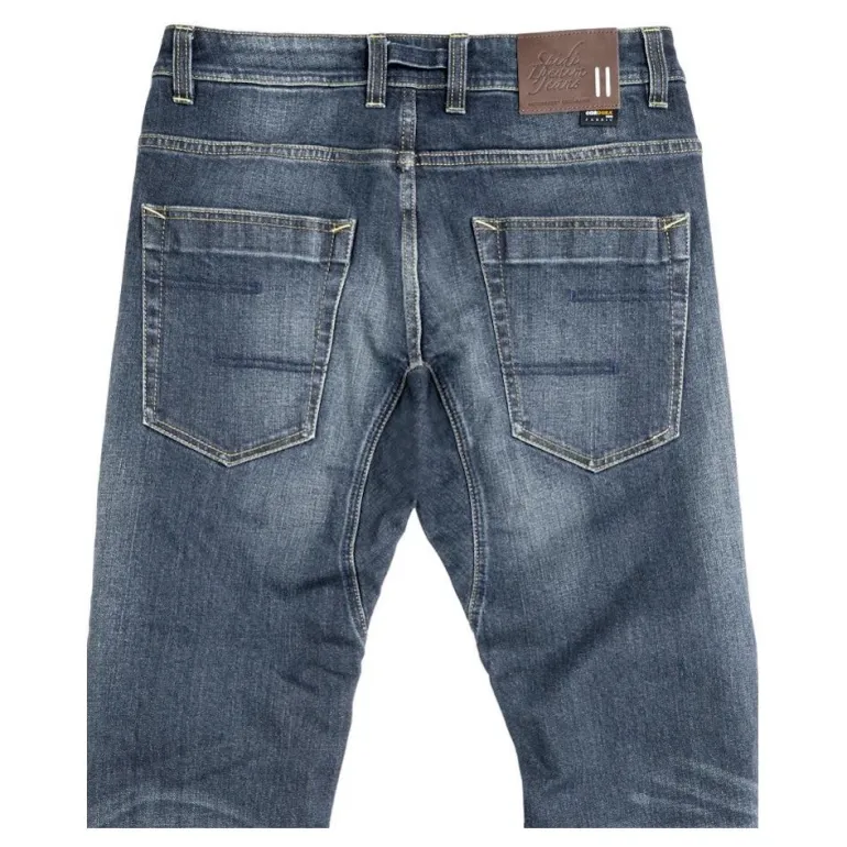 Jeansy motocyklowe SPIDI J-TRACKER DARK BLUE granatowy niebieski