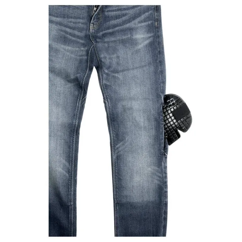 Jeansy motocyklowe SPIDI J-TRACKER SHORT DARK BLUE granatowy niebieski