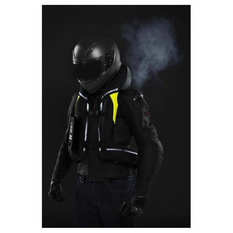 Kamizelka z poduszką powietrzną SPIDI AIR DPS YELLOW FLUO czarny żółty fluo