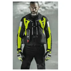 Kamizelka z poduszką powietrzną SPIDI AIR DPS YELLOW FLUO czarny żółty fluo
