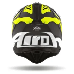Kask cross AIROH AVIATOR 3 GLORY YELLOW MATT czarny szary żółty fluo
