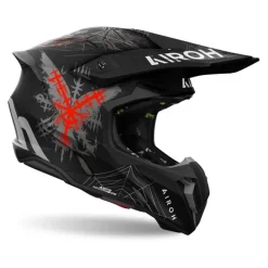 Kask cross AIROH TWIST 3 ARCADE MATT czarny szary