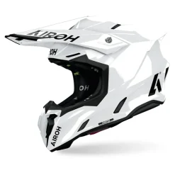 Kask cross AIROH TWIST 3 COLOR WHITE GLOSS biały