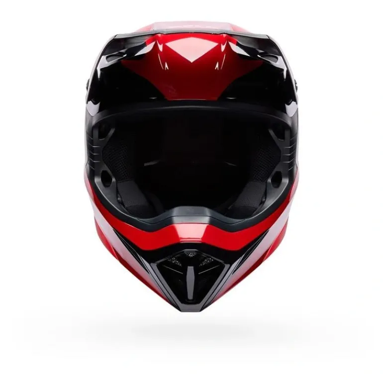 Kask cross BELL MX-10 MIPS WAVE RED BLACK czerwony czarny