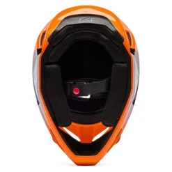 Kask cross dziecięcy FOX JUNIOR V1 SHIELD FLUO ORANGE pomarańczowy fluo czarny