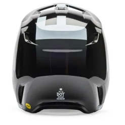 Kask cross dziecięcy FOX JUNIOR V1 SHIELD BLACK czarny