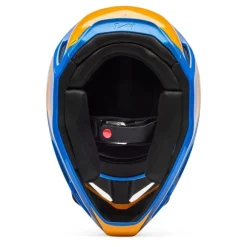 Kask cross FOX V1 COLLECT BLUE niebieski pomarańczowy