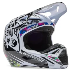 Kask cross FOX V1 IMAGE COSMO WHITE/BLACK biały czarny