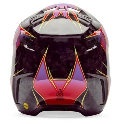 Kask cross FOX V3 RS CANVAS RED czerwony