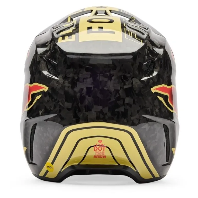 Kask cross FOX V3 RS INNING BLACK czarny