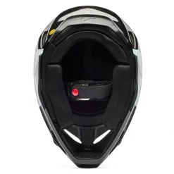 Kask cross FOX V1 SHIELD BLACK czarny