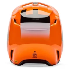 Kask cross FOX V1 SHIELD FLUO ORANGE pomarańczowy fluo czarny
