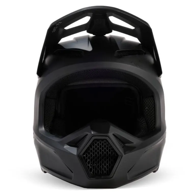 Kask cross FOX V1 SOLID BLACK MATT czarny mat