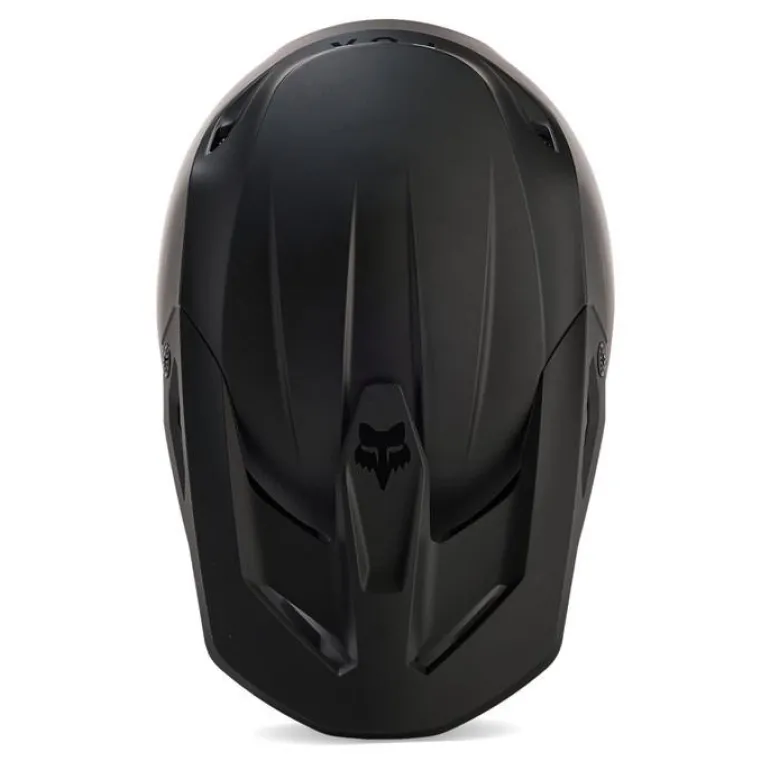Kask cross FOX V1 SOLID BLACK MATT czarny mat
