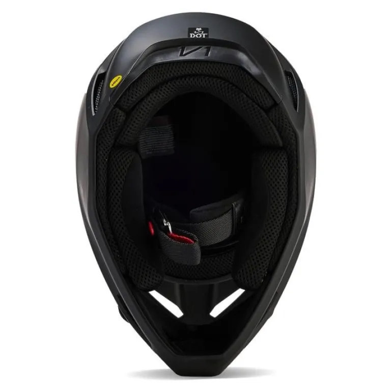 Kask cross FOX V1 SOLID BLACK MATT czarny mat