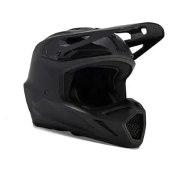 Kask cross FOX V3 SOLID BLACK MATT czarny mat