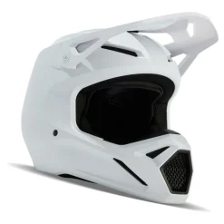 Kask cross FOX V1 SOLID MATTE WHITE biały mat