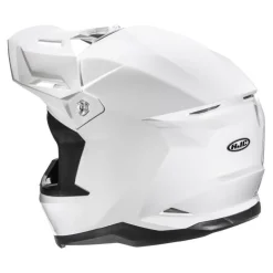 Kask cross HJC C50 SOLID PEARL WHITE biały