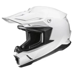 Kask cross HJC C50 SOLID PEARL WHITE biały
