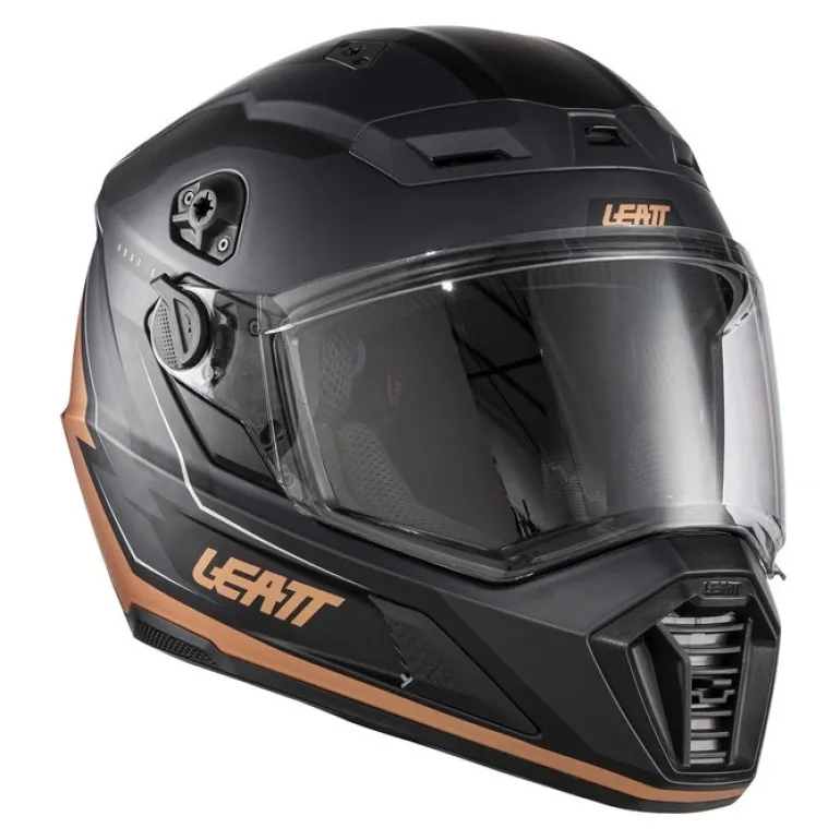 Kask cross z goglami LEATT ADV 7.5 BLACK/BRONZE czarny brązowy