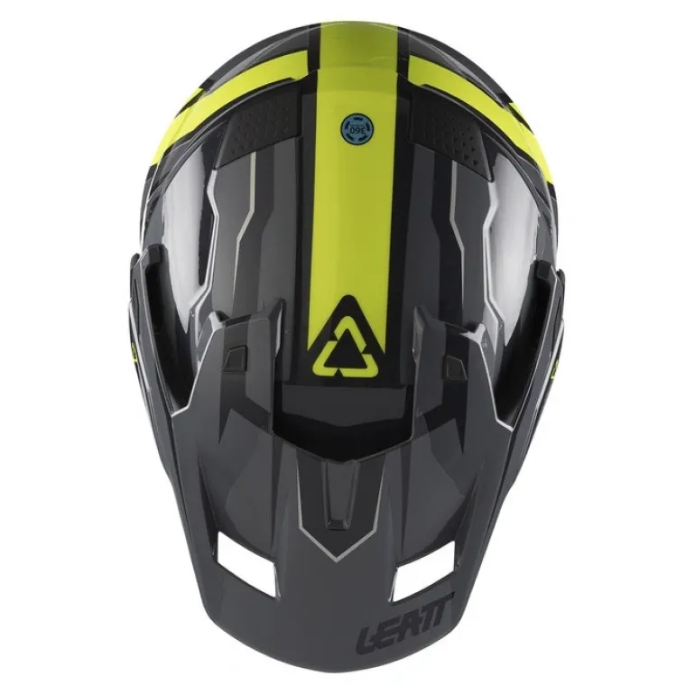Kask cross z goglami LEATT ADV 7.5 HI-VIZ YELLOW żółty fluo