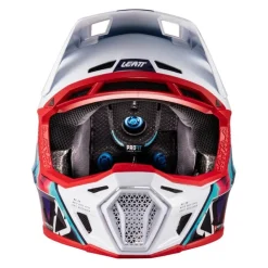 Kask cross z goglami LEATT KIT MOTO 8.5 ROYAL BLUE/RED niebieski czerwony